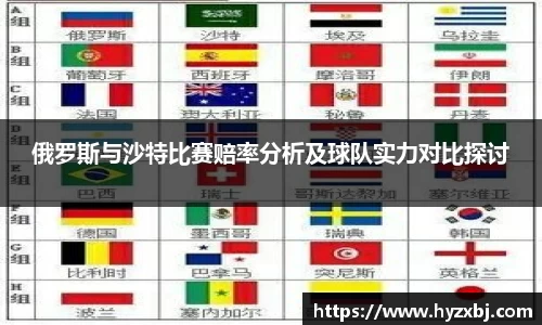 俄罗斯与沙特比赛赔率分析及球队实力对比探讨